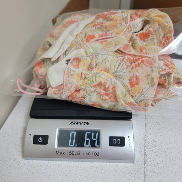 Free People Mabel Blouse Size Sm Floral Sheer Long Sleeve Coquette Boho Festival - Picture 12 of 12